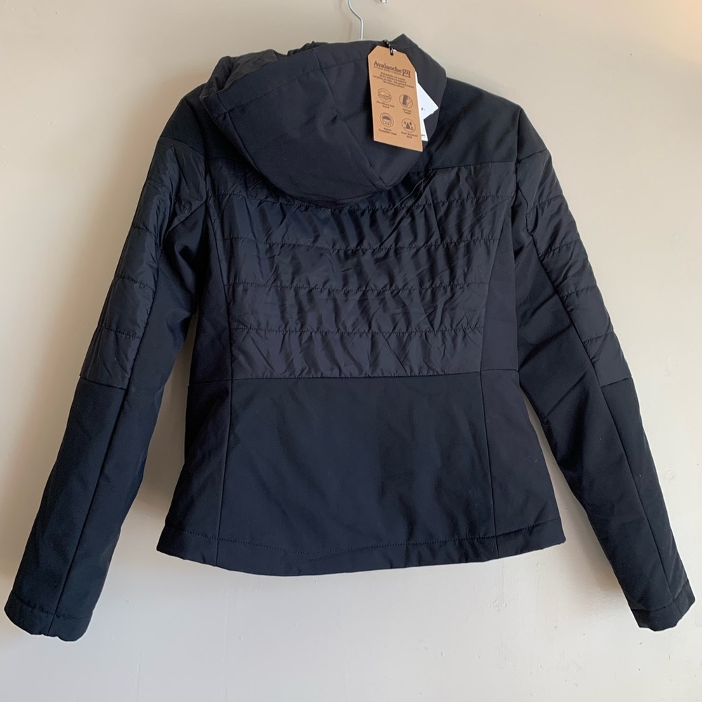 Nwt Avalanche Black Women's Hooded Quilted Puffer Jacket Size Xs New Outerwear — image 4 of 4